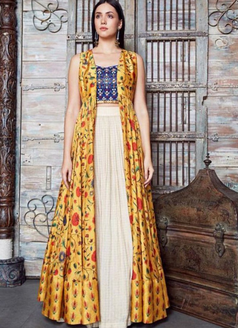 Shop Yellow Color Bollywood Style ...